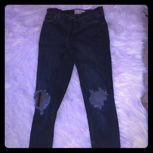 Free People Ripped Jeans